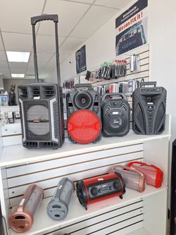 Portable Bluetooth Speakers Lot
