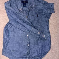 Kids Classic Ralph Lauren Chambray Button-Up Shirt