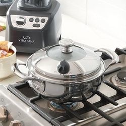 Princess House - Vida Sana 5-Ply Stainless Steel 2.5 Qt Casserole (5561)