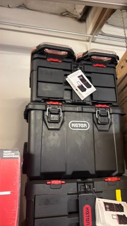 Keter Stackable Tool Storage Box Set