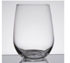 Stemless wine glass