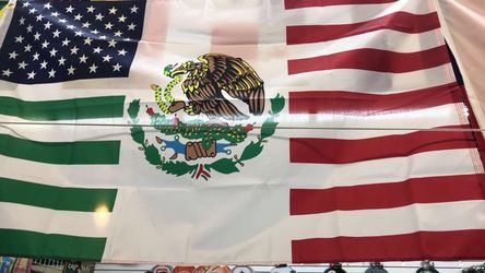 USA / Mexico Friendship 3x5ft Poly Flag