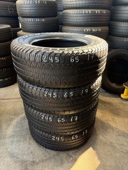 Goodyear 245/65R17 Tires – Set of 4 In Great Shape