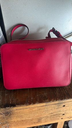 Michael Kors Red Crossbody Bag