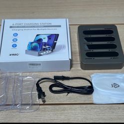 USB Charging Station Multiple Devices: 20W Fast Phone Charger Stand Dock, Compatible with Apple Cellphone iPad iPhone Tablet, Other Electronic