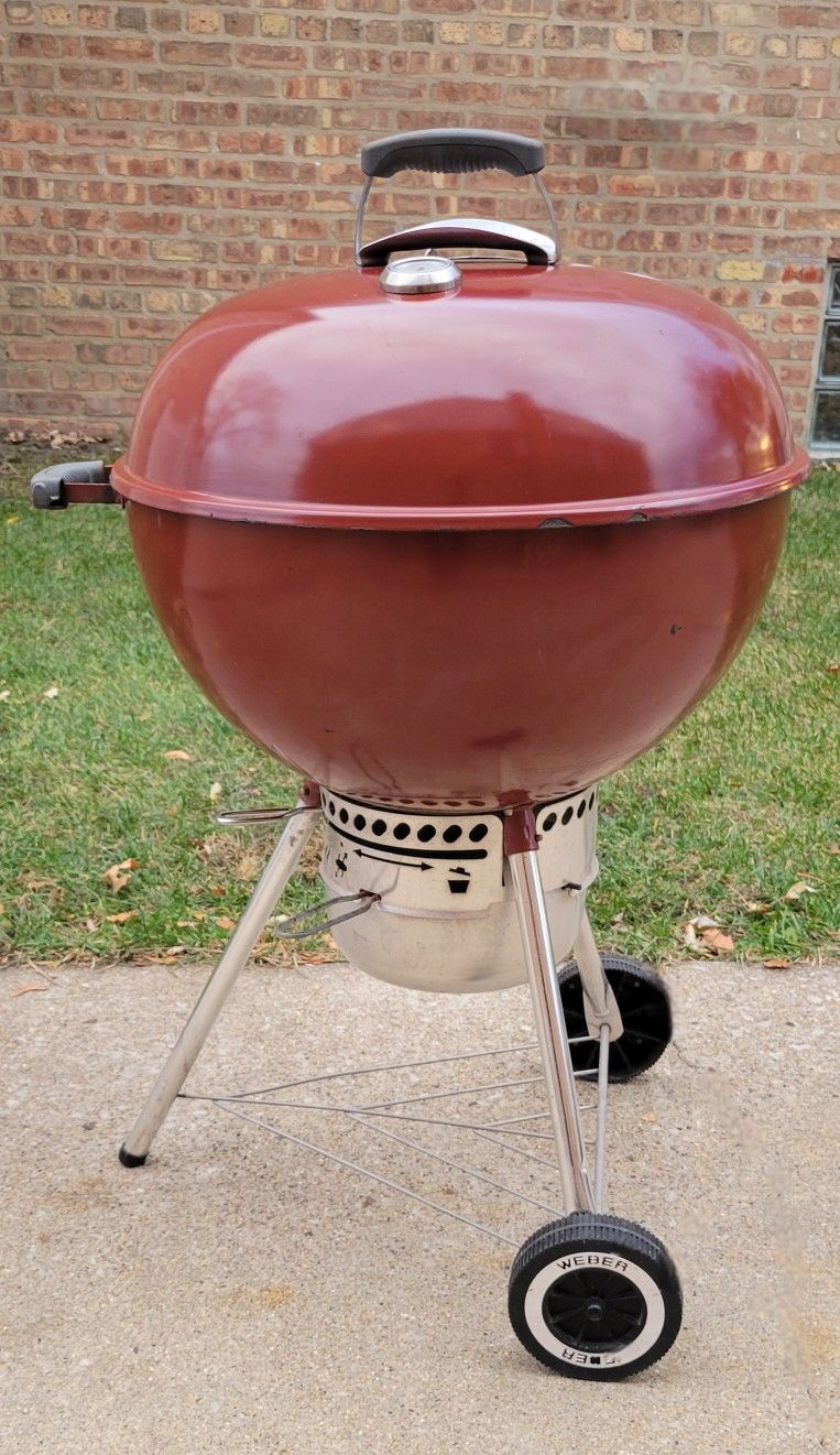 Weber Kettle 22in Premium Charcoal Grill 