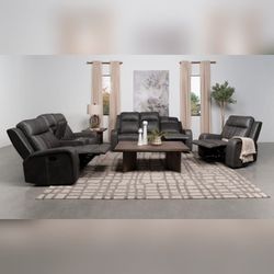 3Pc Recliner sofa sets Limited time offer Sofa love seat and Chair PU Leather