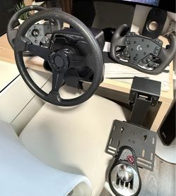 Logitech G Pro Racing Wheel PC, Rs Track Wheel and Hub, Thrustmaster th8a shifter