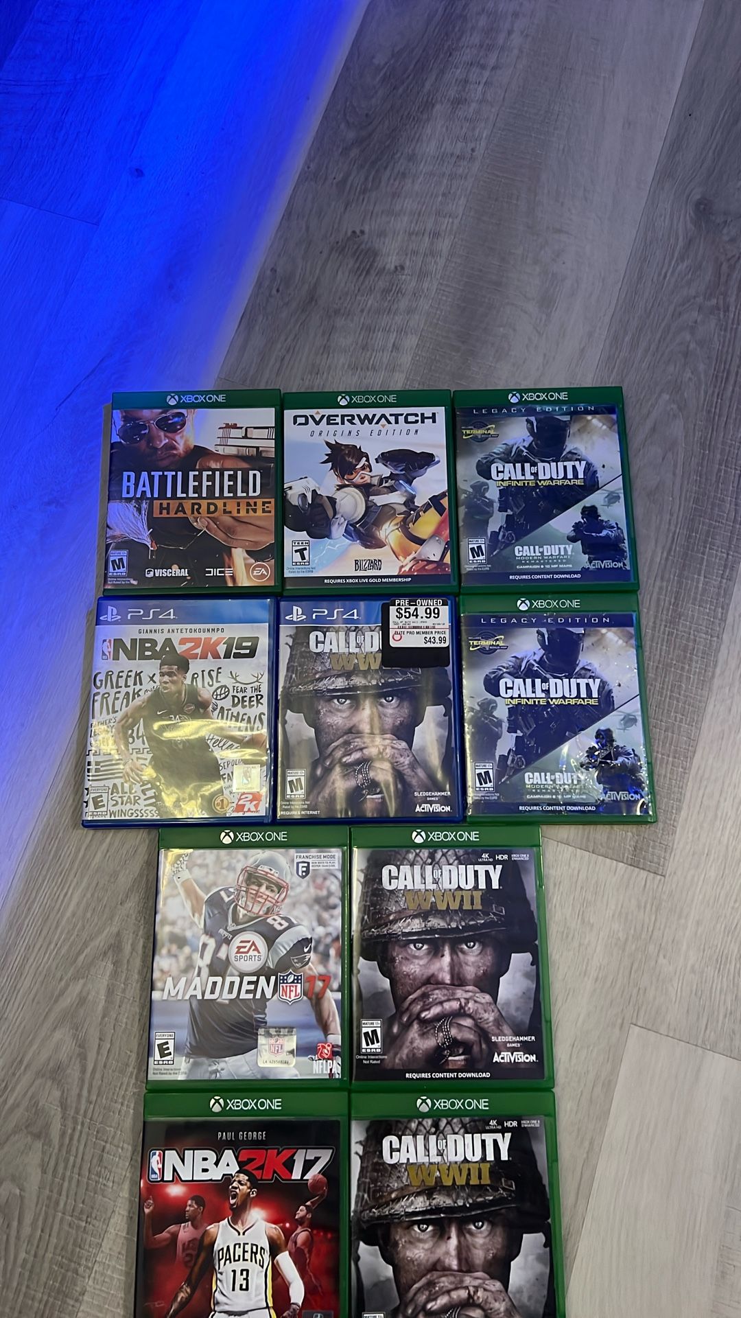 xbox and playstation games