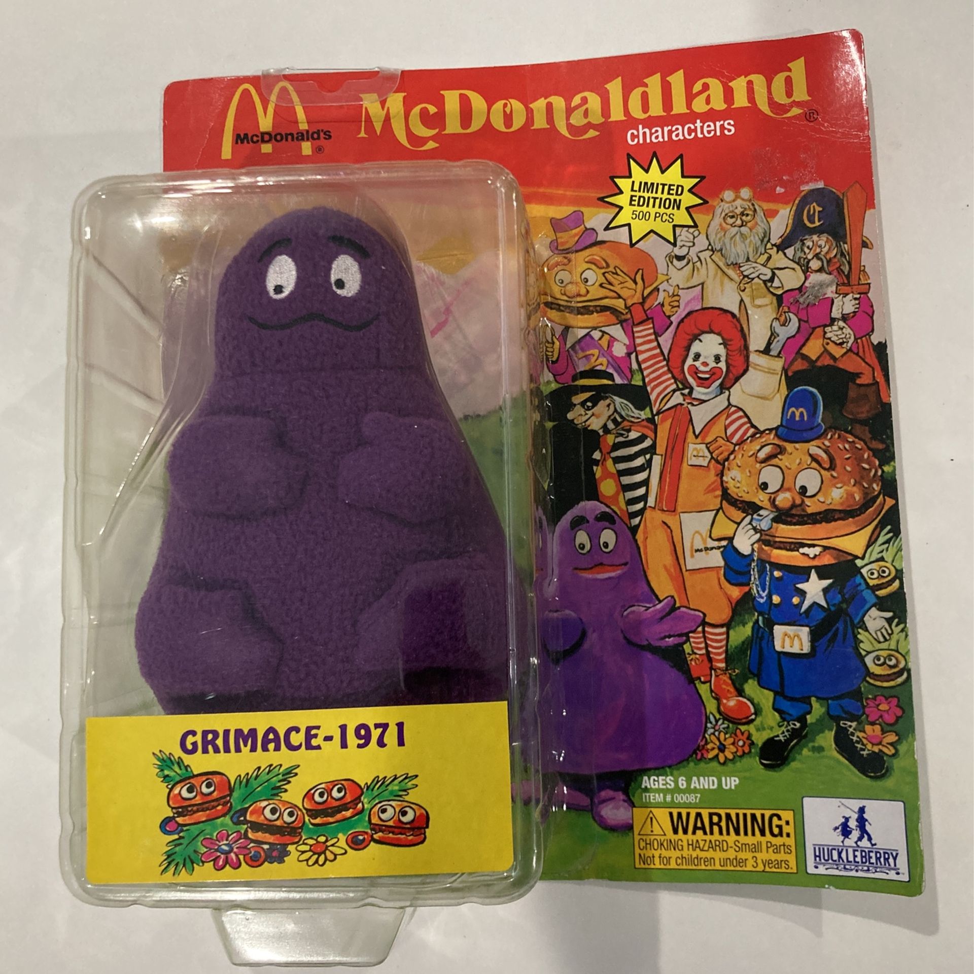 McDonaldland character-Limited Edition Grimace Plush