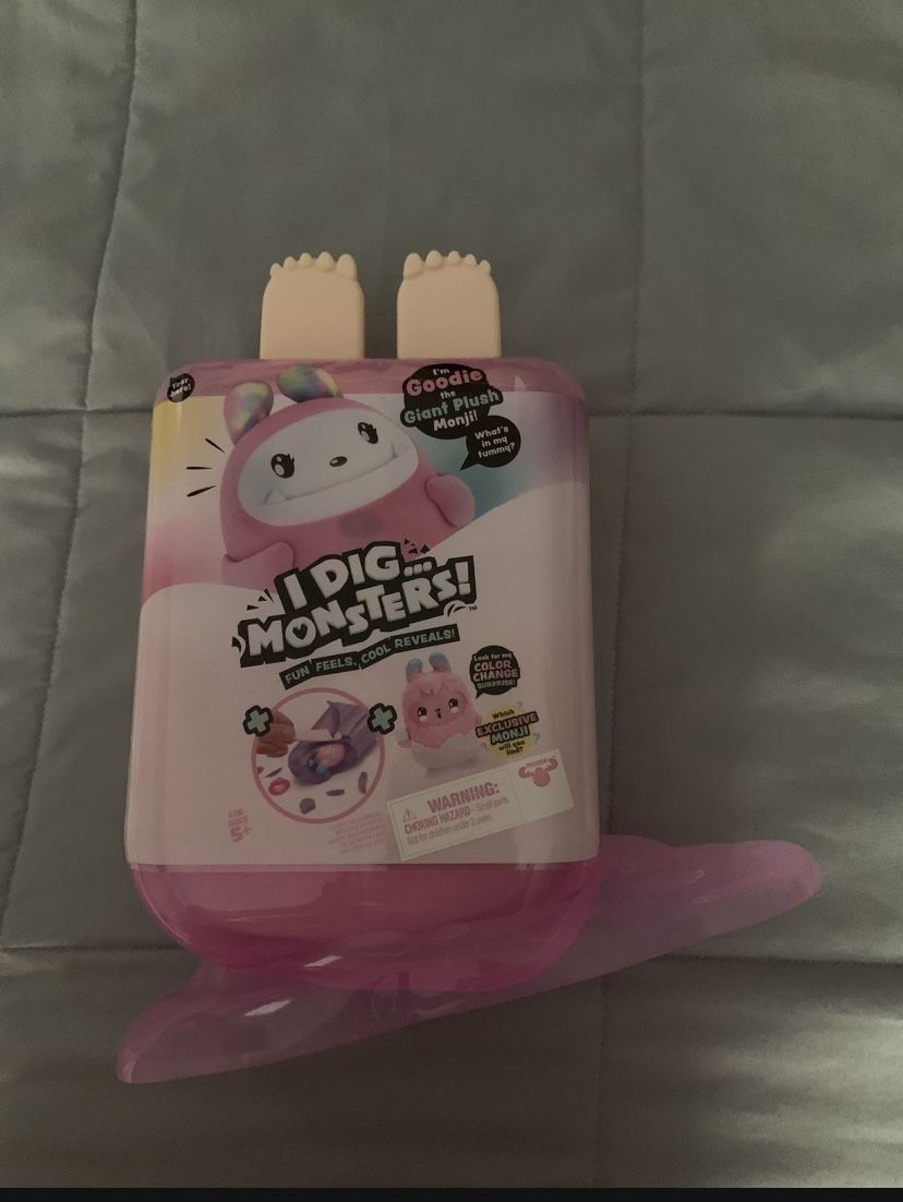 I Dig Monsters Popsicle Giant Plush Inside NEW Sold out on Amazon