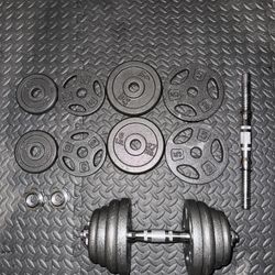 Fitness Gear Adjustable Dumbbells (2x 35lb)  