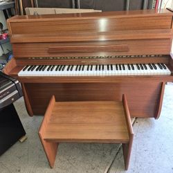 TEAK Wood Piano I CAN DELIVER 