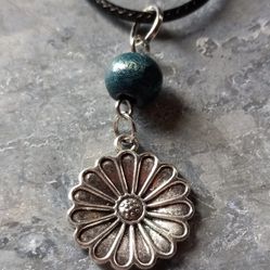 Sunflower Charm Necklace 