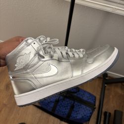 CHROME Jordans Nike Shoes Worn Once!