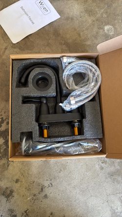 Woen Matte Black Bathroom Faucet