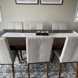 Dining Table With 6 Chairs 