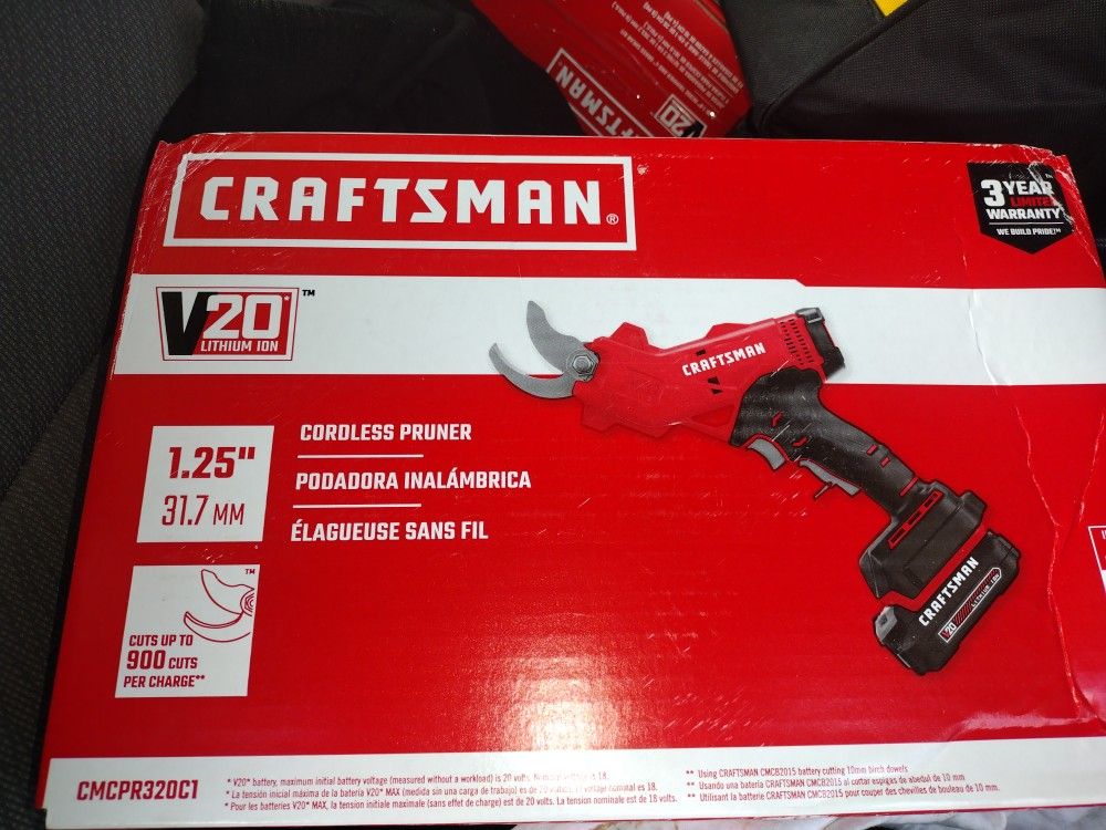 Craftsman Pruner Cordless Tool Battery And Charger
