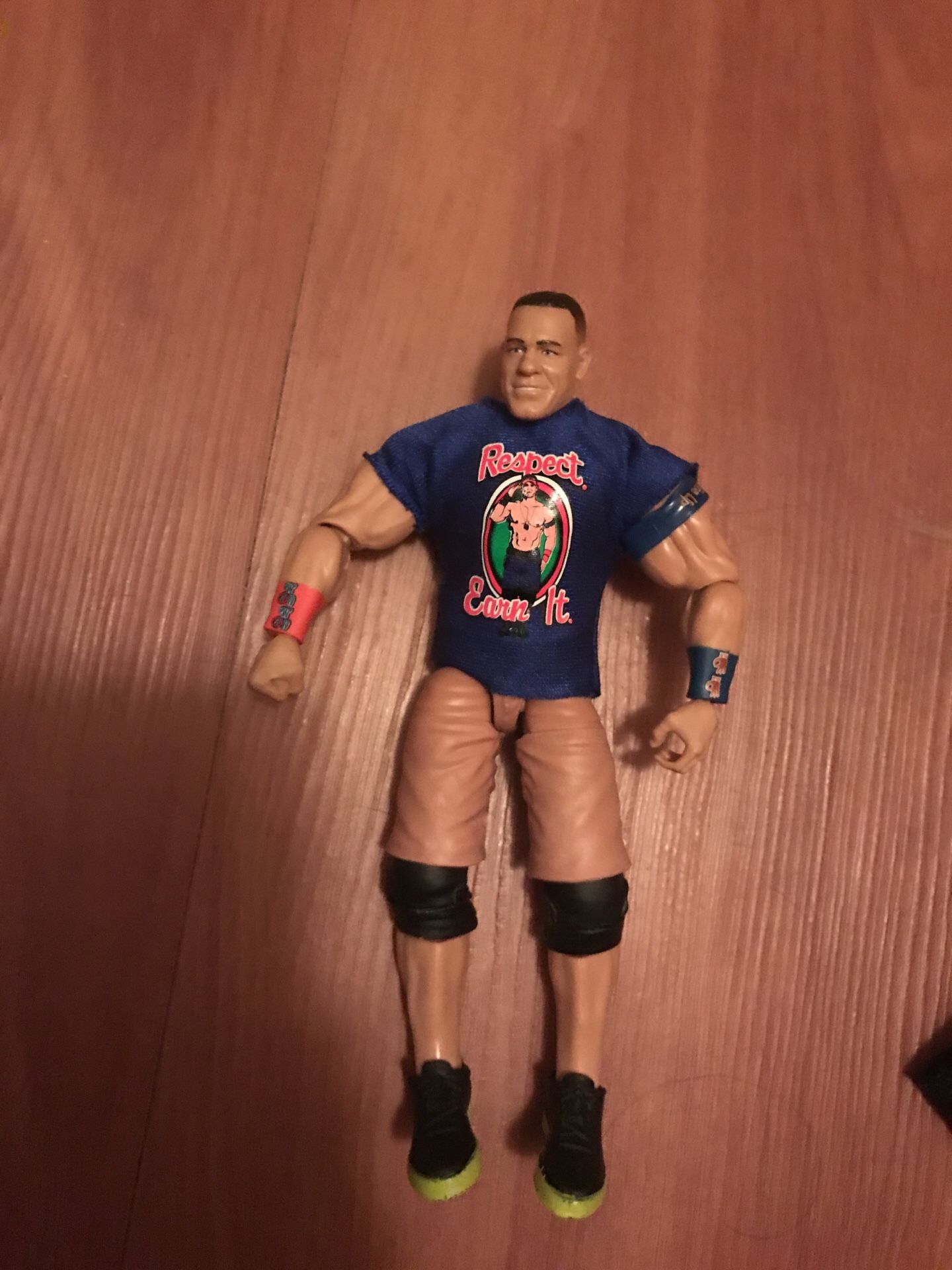 John cena action figure shirt risband can come off