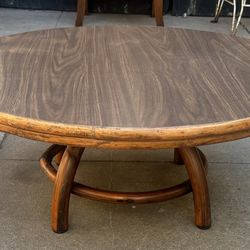 Mid Century Style Round Swivel Coffee Table - 36x15 ½”