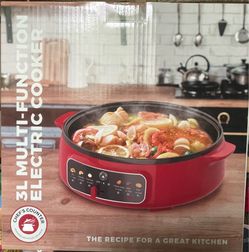 New 3L multi function electric cooker