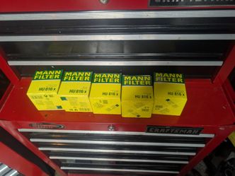 BMW N55 Engine Oil Filter Mann HU 816x