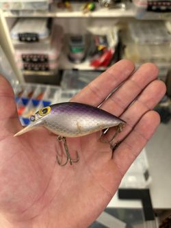 Vintage Pre-Rapala STORM ThinFin Fatso Purple Crankbait
