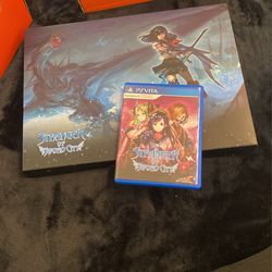 Stranger of Sword City collecters box ps vita game, cd and mag