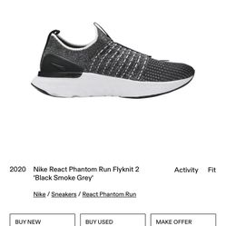 Nike react phantom Run Flyknit 2