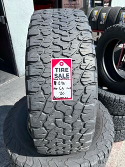 295-65-20 BF Goodrich K02 A/T Full Used Tire Set $340 Free Mounting And Balancing