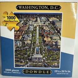 Dowdle 1000-Piece Washington, DC Puzzle — Excellent Condition