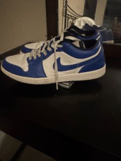 Blue Air Jordan’s low top size 14