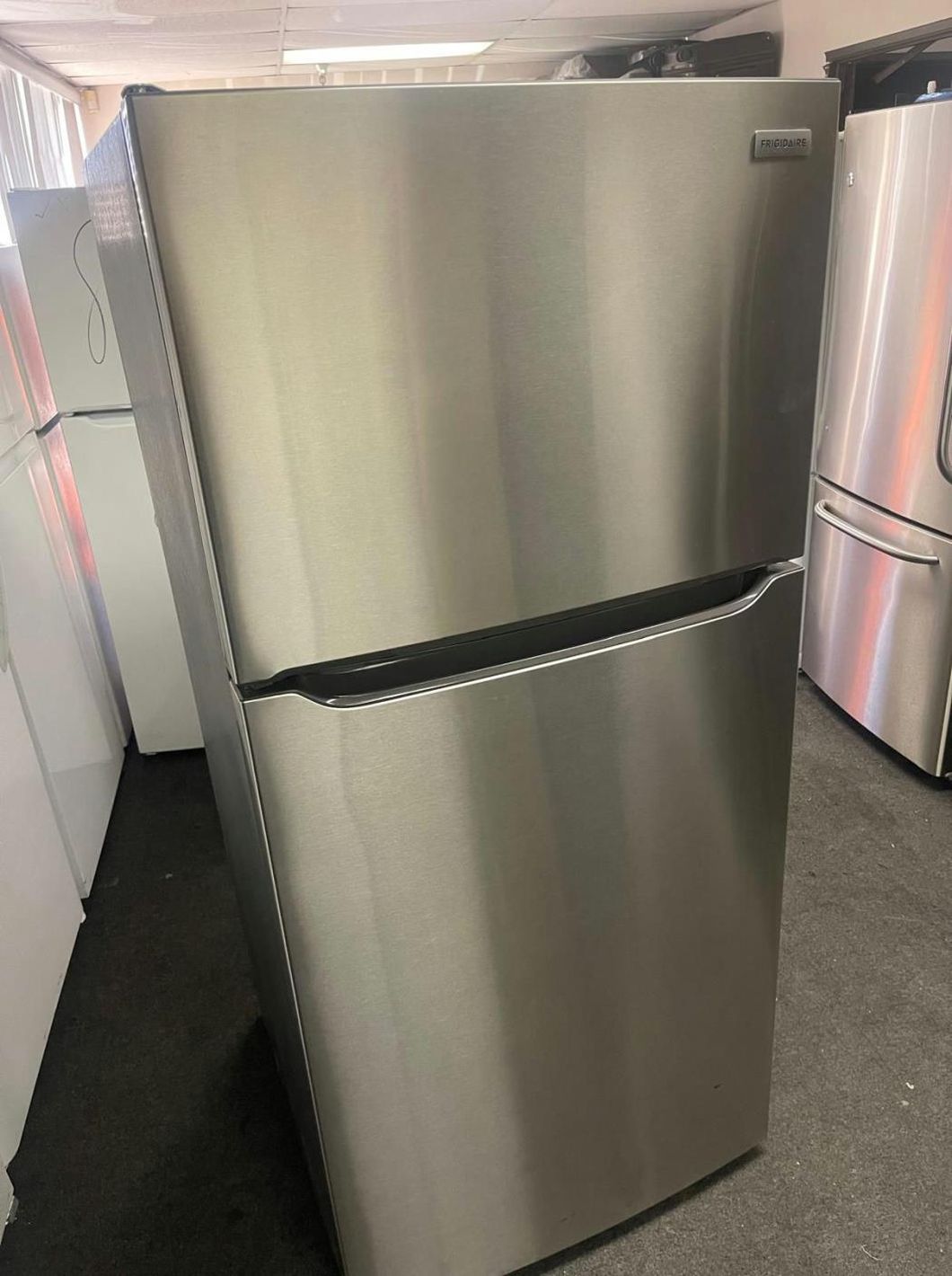 Stainless Steel Frigidaire Top Mount Refrigerator - Great Condition