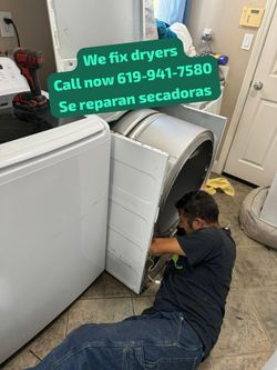 We Fix Dryers . Se Reparan Secadoras