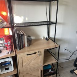 Office Shelf And Filing cabinet