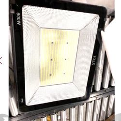 110 Volt 600W LED Flood Light, IP66 Waterproof, 48000 Lumin Super Bright Security Light,