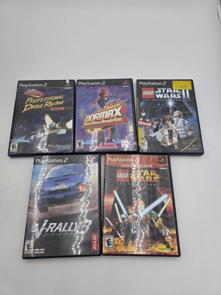 $5 each PlayStation 2 game