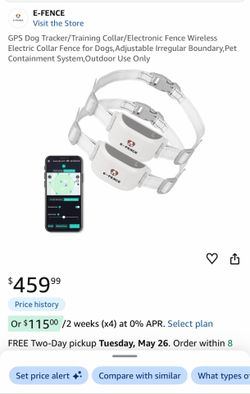 Dog training collar