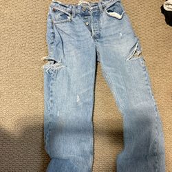 Abercrombie And Fitch Jeans With Slits 