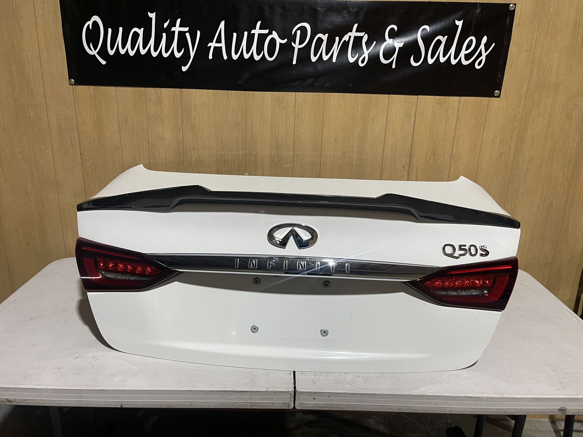 2018 2019 2020 2021 2022 Infiniti Q50 Trunk