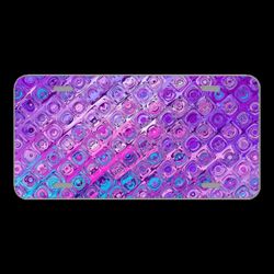 License Plate Novelty Car Front Background Texture Color Structure