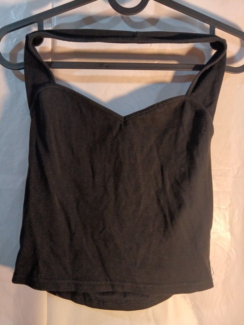 Algalaround Halter Top Black