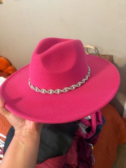 Pink hat