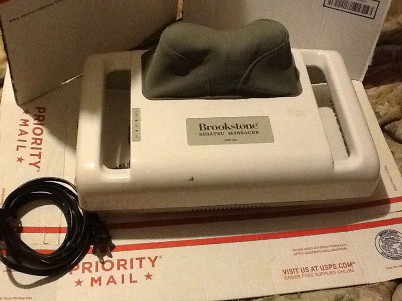 Brookstone Shiatsu Massager- model -AHP-K5..