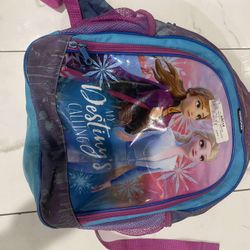 Frozen Backpack “My destiny is calling” Elsa Purple Blue
