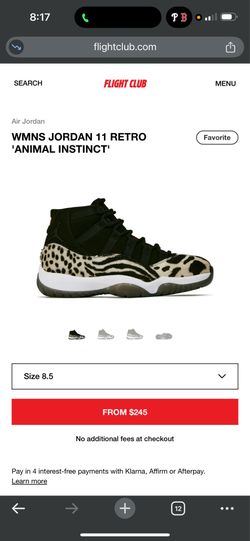 WMNS JORDAN 11 RETRO 'ANIMAL INSTINCT'