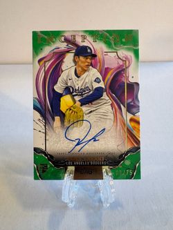 2025 Topps Inception - Roki Sasaki #RESA-RS Green Autograph /75 (RC)