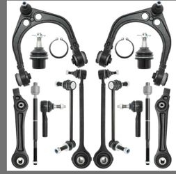 14PCS Front Control Arms w/Ball Joints Suspension Kit fit for 2005-2010 Chrysler 300, for 2008-2010 Dodge Challenger, for 2006-2010 Dodge Charger, for