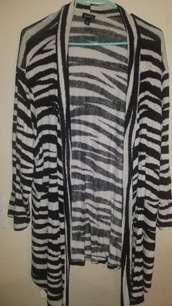Zebra Cardigan
