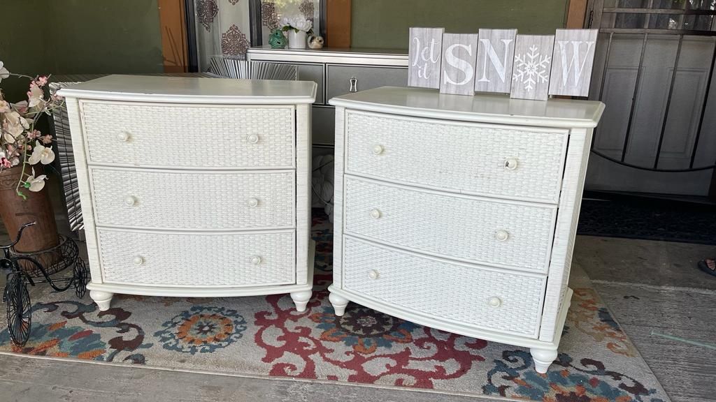 Beautiful Two Wicker Chest